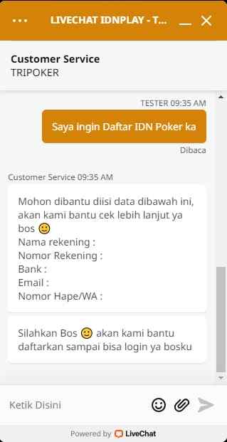 livechat idn poker
